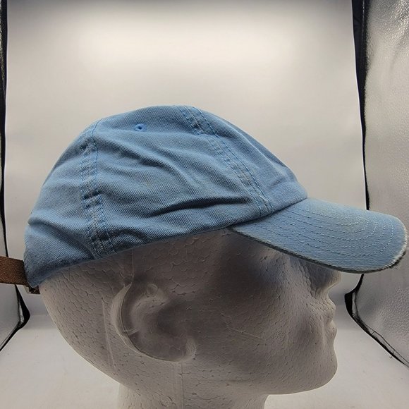 Vineyard Vines Hat Blue Logo Whale Adjustable Baseball Adults Cap Distressed - Picture 4 of 9
